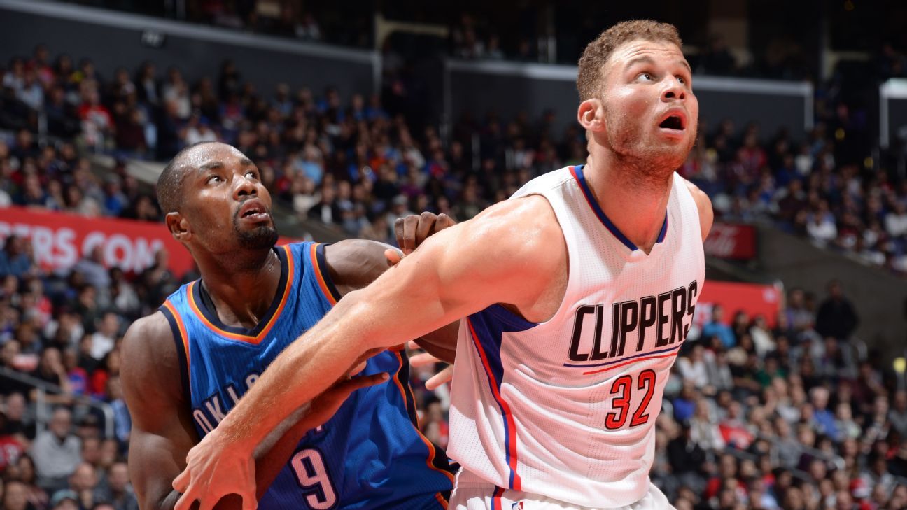 NBA Player Blake Griffin Works Out In Los Angeles In Air Jordans