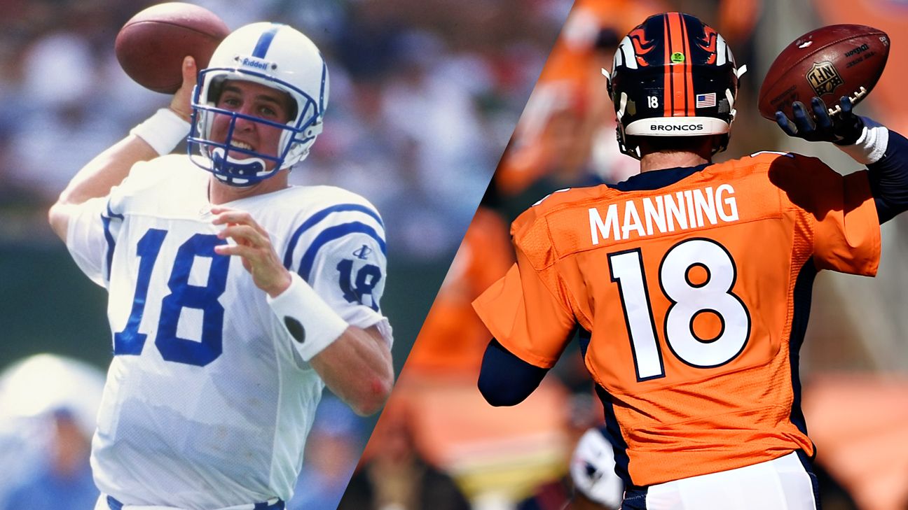 The influence of Peyton Manning can be seen in how numbers changed since he...