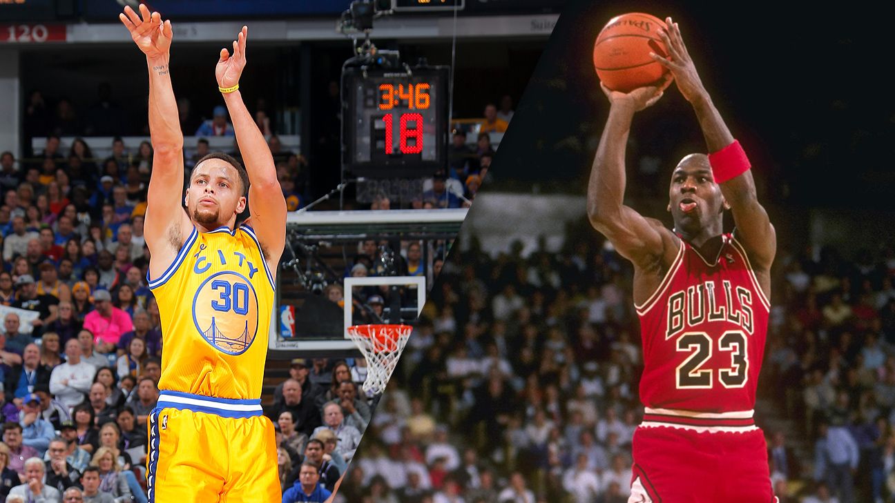 Golden State Warriors vs. 1995-96 Chicago Bulls ESPN forecast ...