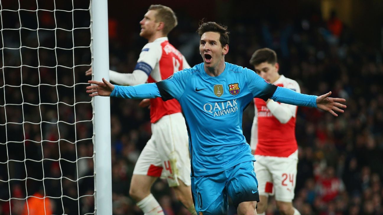 Lionel Messi leads Barcelona to win at Arsenal - ESPN