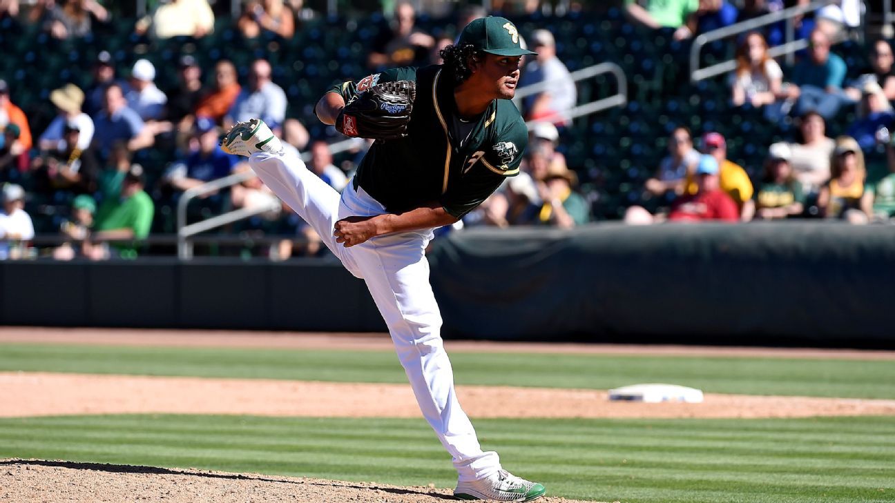 A's lefty Sean Manaea 'totally confident' as rotation depth is tested early