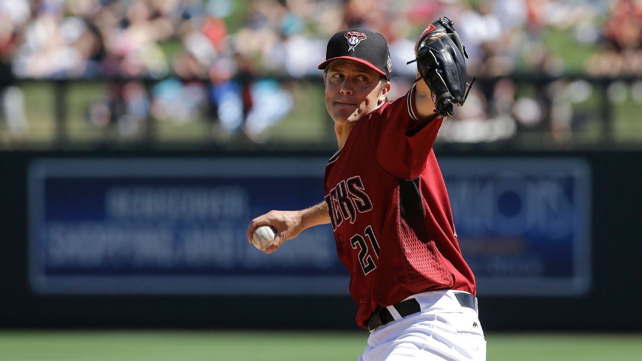 Zack Greinke throws 10-minute bullpen session for D-backs