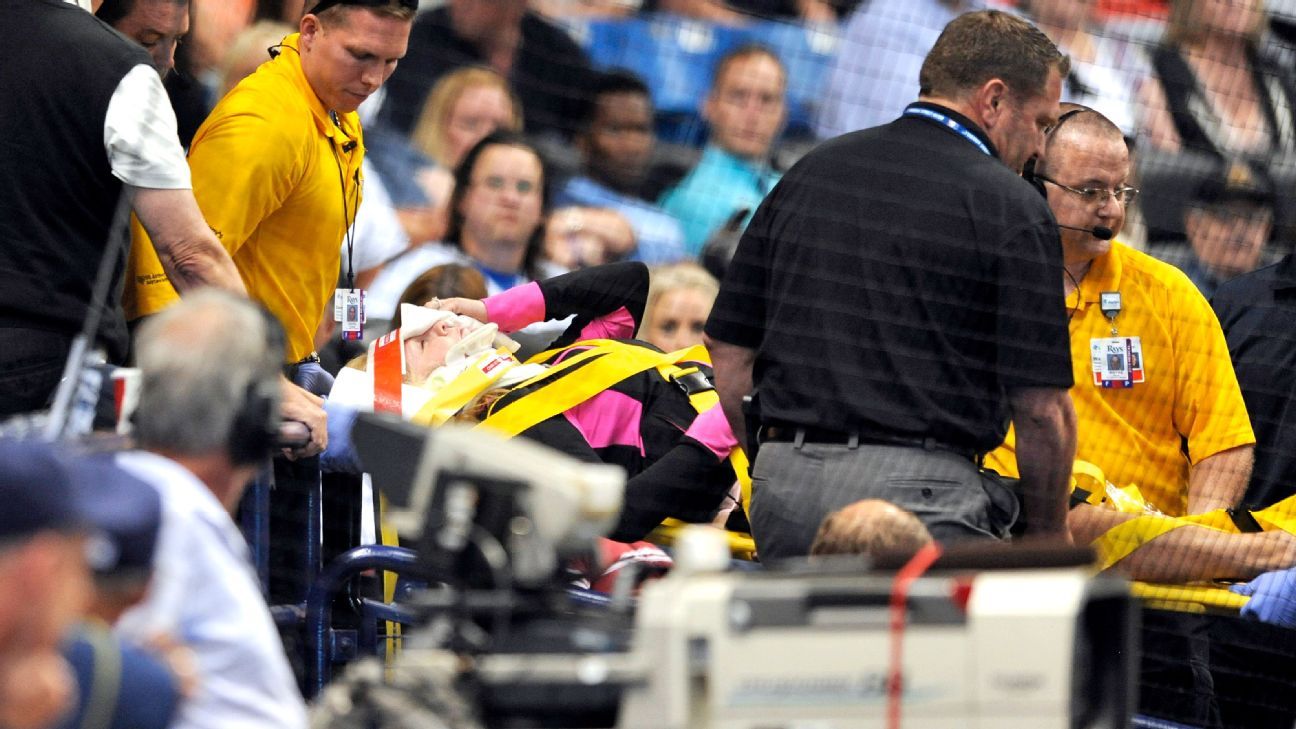 SportsCenter - After hitting a foul ball that struck a young girl