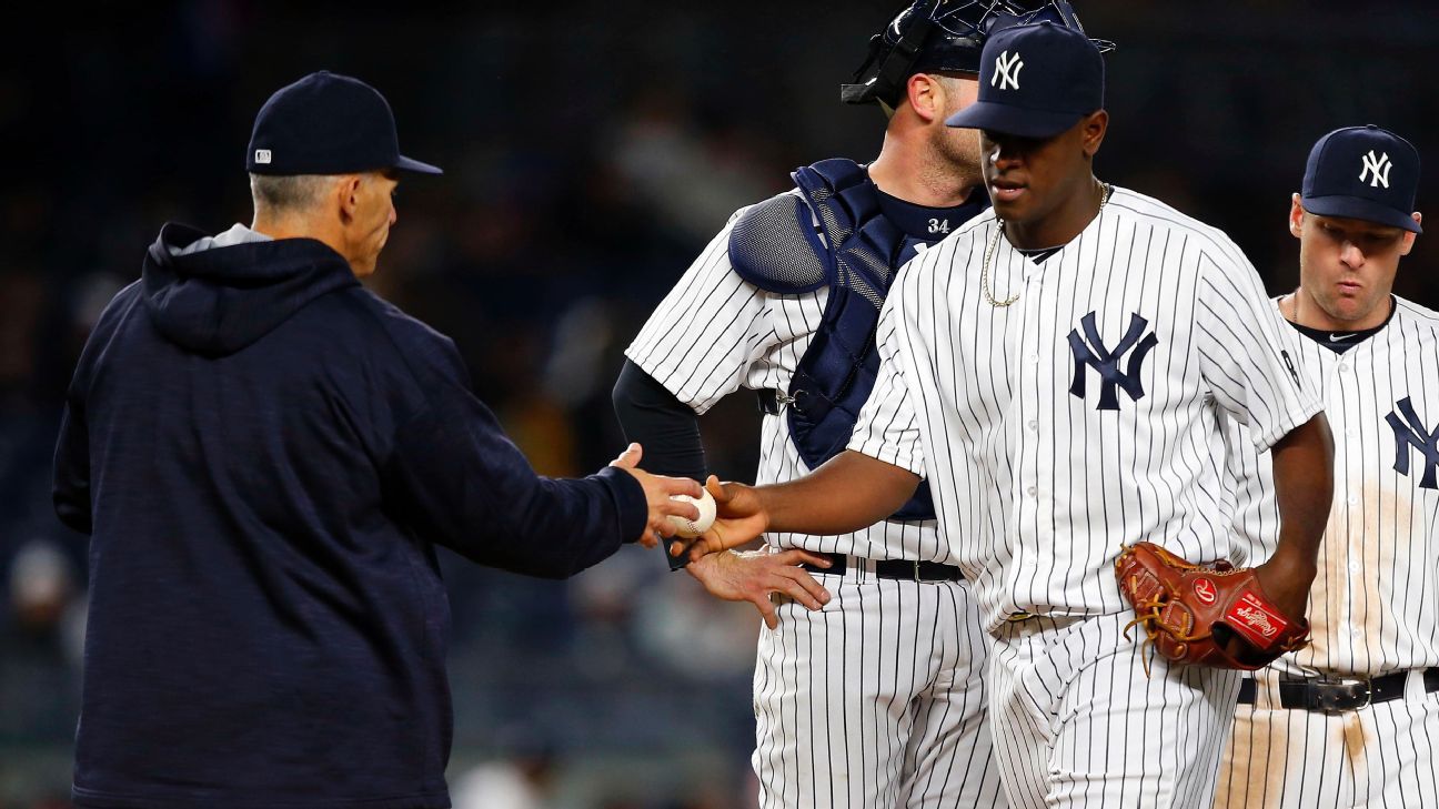 Yankees loving Luis Severino debut, say 'we got a whole lot better today!'  