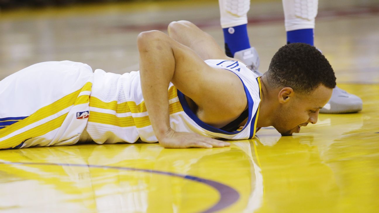 The bangedup MVP A recent Stephen Curry injury history ESPN