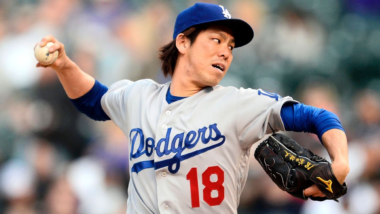 Kenta Maeda a go for Los Angeles Dodgers, even after leg injury - ESPN -  Los Angeles - Dodgers Report- ESPN