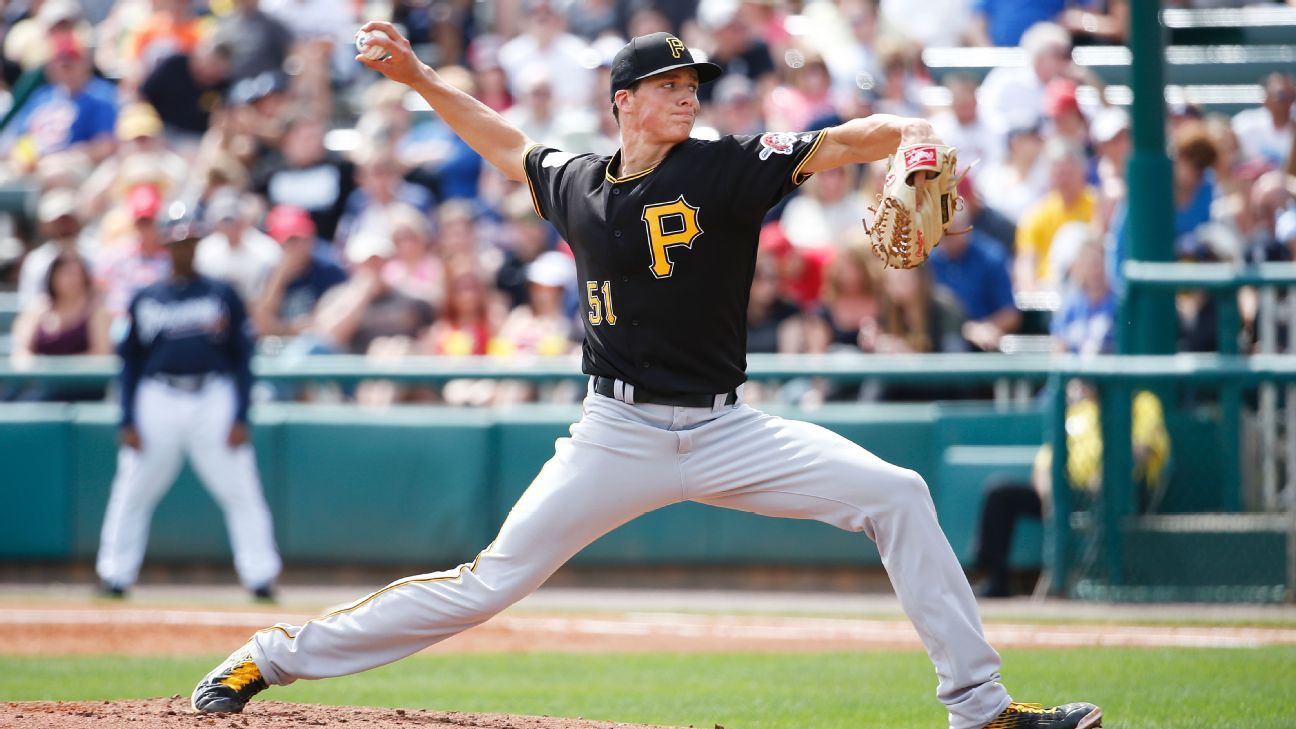 Pirates pitcher Tyler Glasnow jumps to No. 1 in fantasy prospect