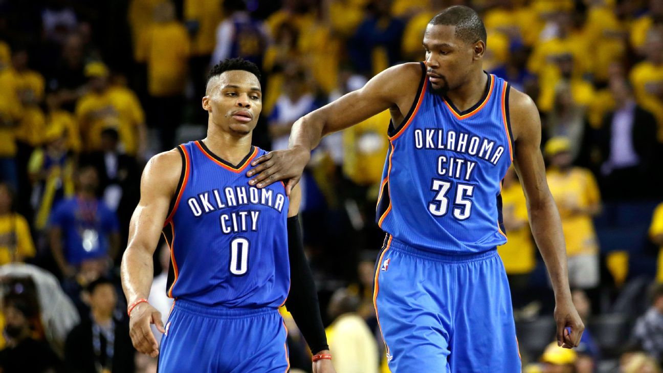 NBA Playoffs 2016 - How Russell Westbrook impacts the greatness of Kevin  Durant - ESPN