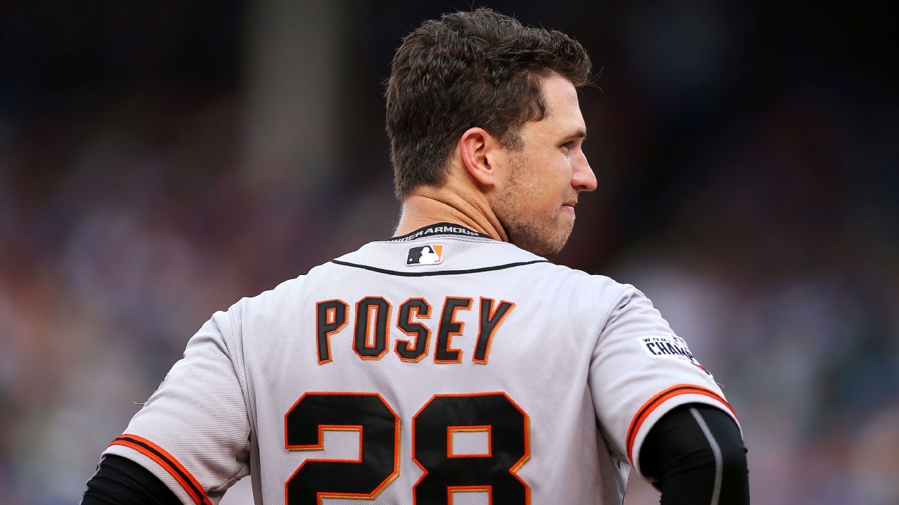 Giants' Buster Posey, with health concerns over adopted twins