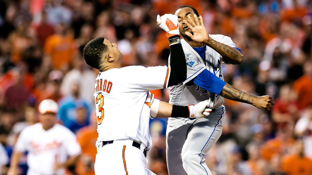 MLB pulls punch with suspensions for Yordano Ventura, Manny Machado - ESPN  - SweetSpot- ESPN