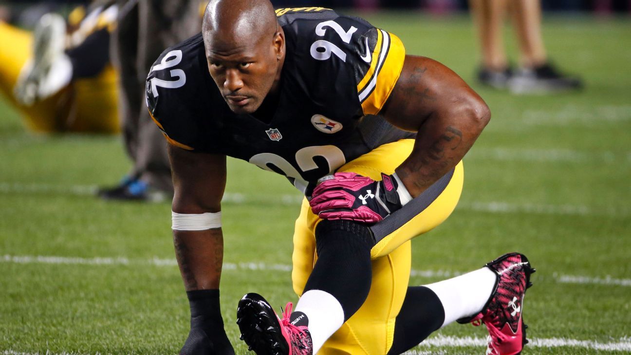 James Harrison begins Pittsburgh Steelers OTAs as backup for 1st time in  long time 