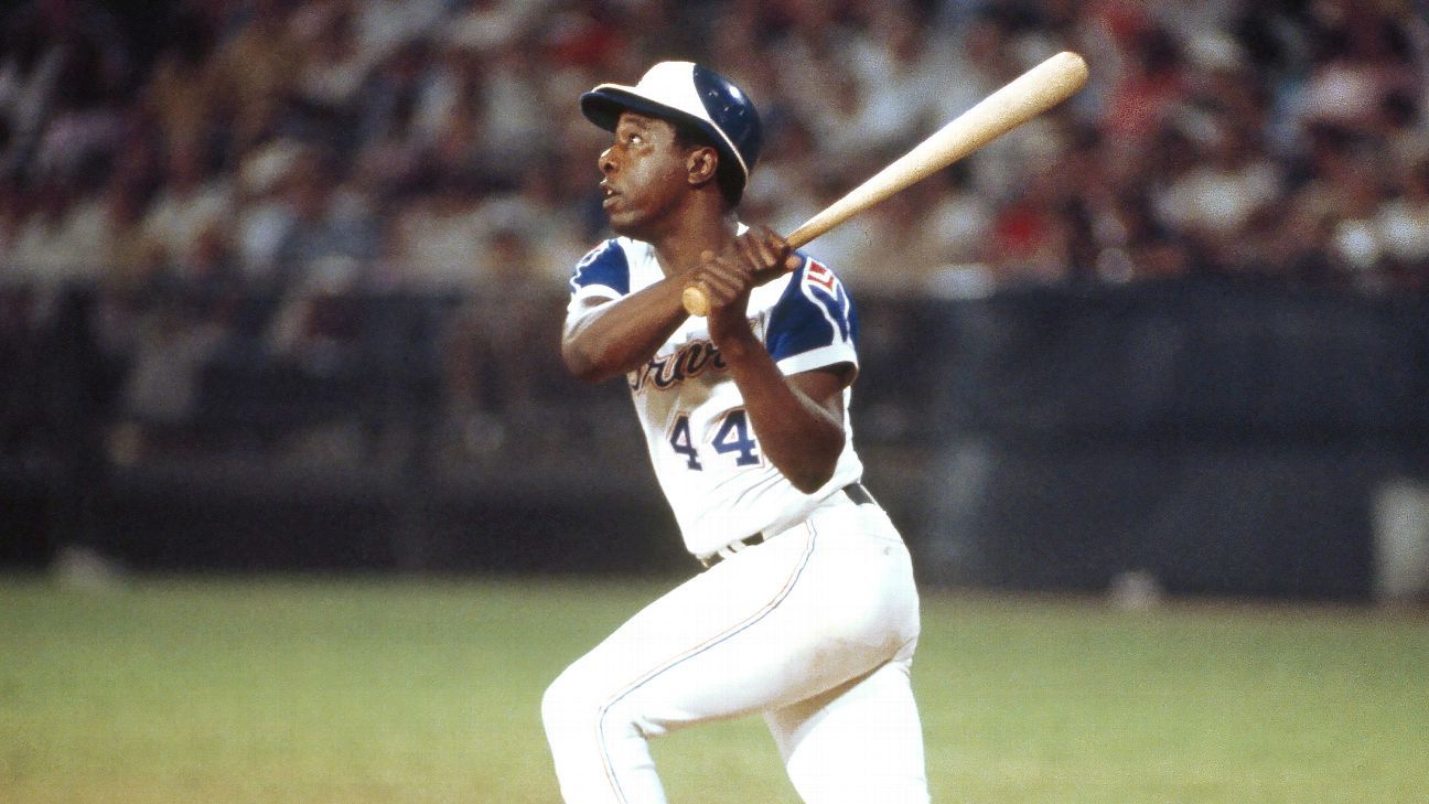 Hank Aaron Best strong Hitter 44