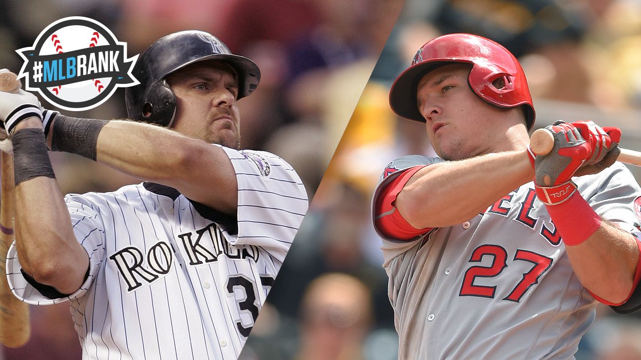 MLBRank Szymboski Top 10 outfielders Who'd we get right or wrong? ESPN