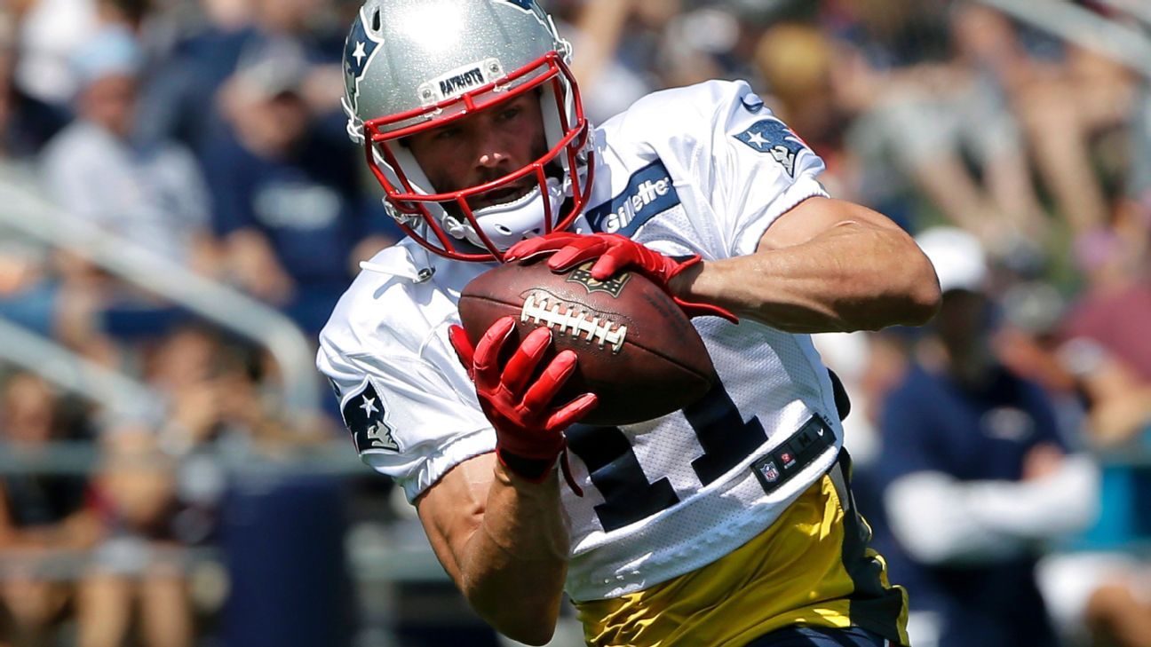 Pats WR Edelman fined for hit during Cardinals game