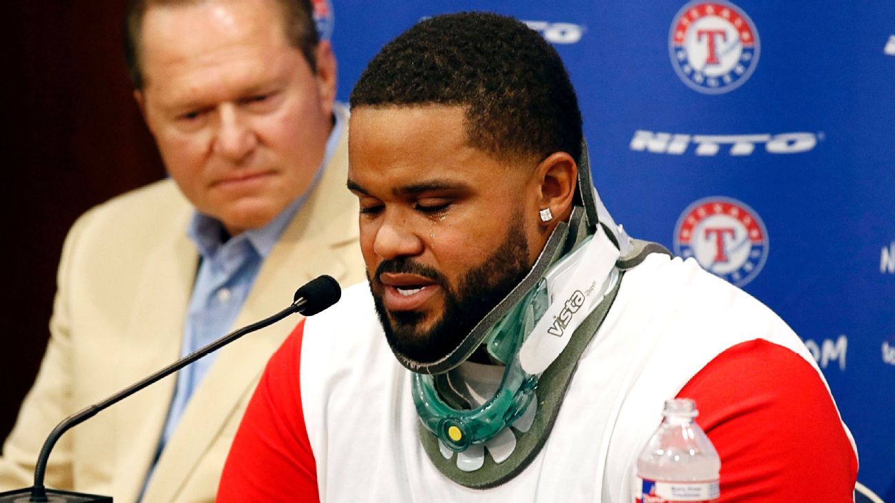 Former Texas Rangers slugger Prince Fielder opens up after neck injury  ended his baseball career - ESPN