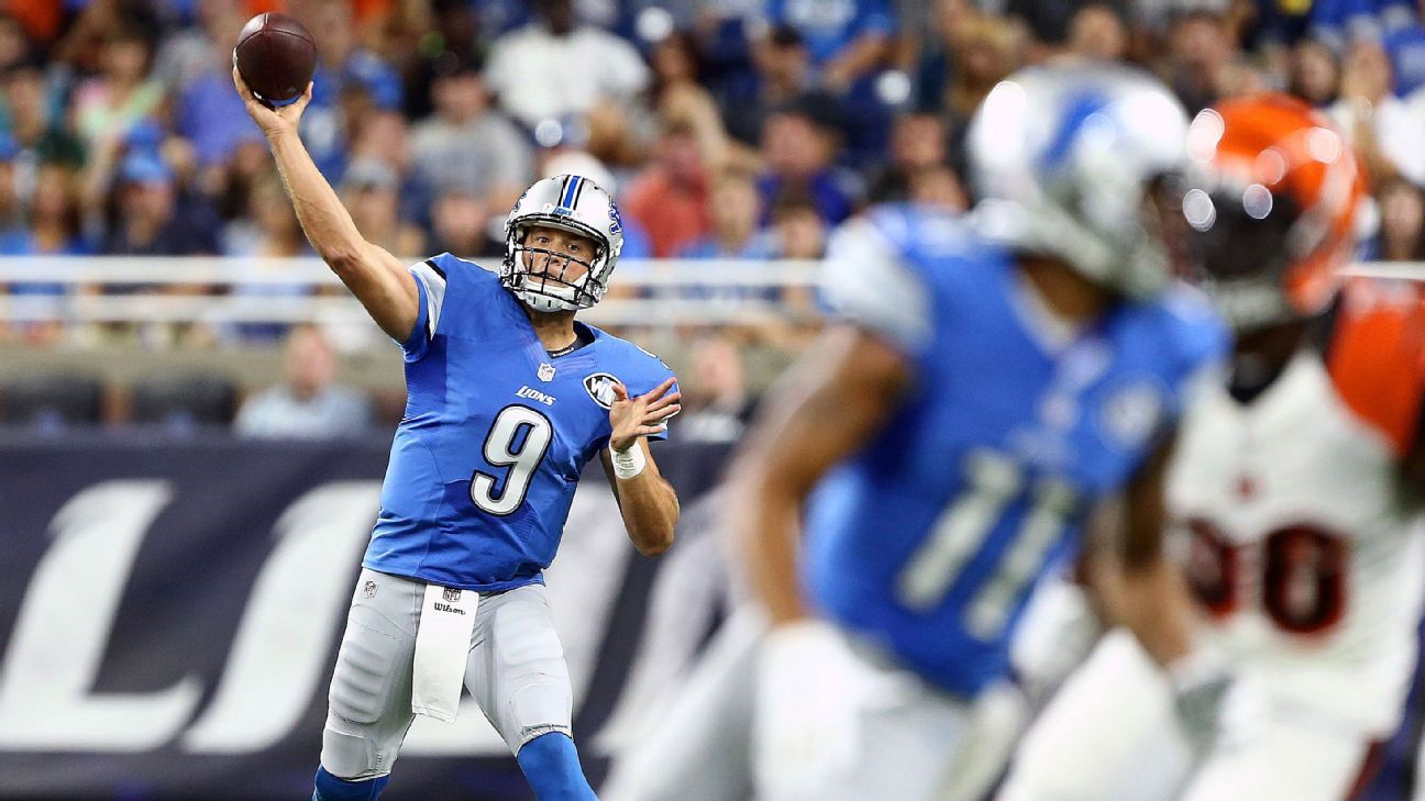 Detroit Lions' Golden Tate explains Stafford comment, frustration