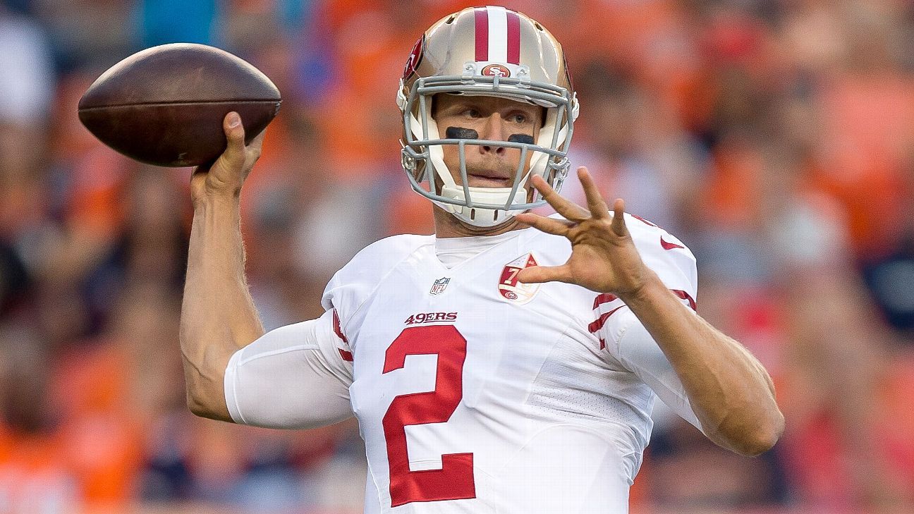 San Francisco 49ers Blaine Gabbert shows improvement - ESPN - NFL Nation-  ESPN