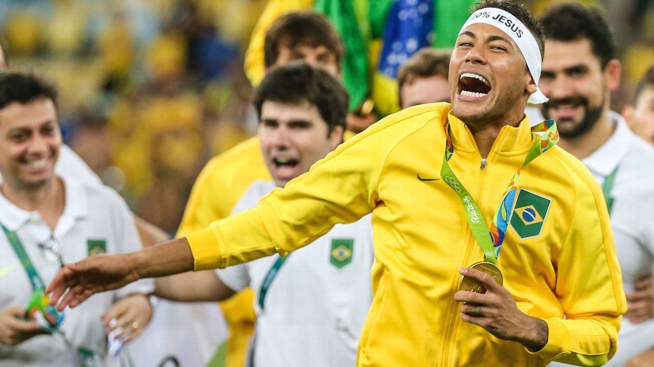 Olympic men's soccer: Neymar gives Brazil soccer gold after penalty shootout  - ESPN