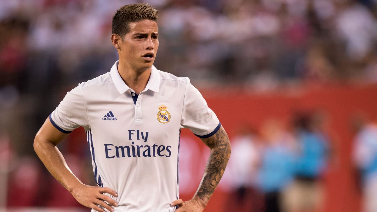 Real Madrid sell £20m worth of James Rodriguez replica shirts