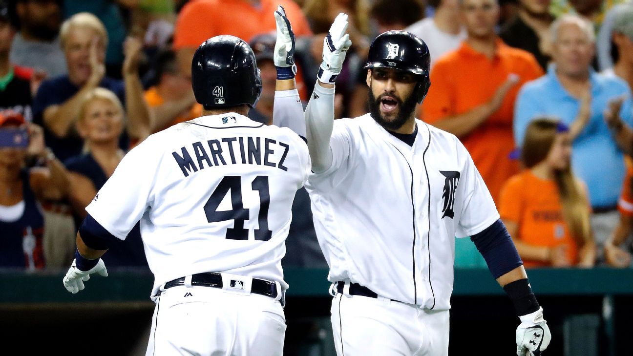 This is a 2016 photo of J.D. Martinez of the Detroit Tigers