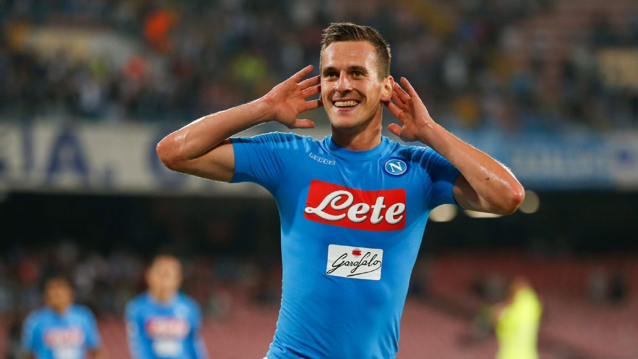 Napoli's Arkadiusz Milik facing months on sidelines after suffering ACL