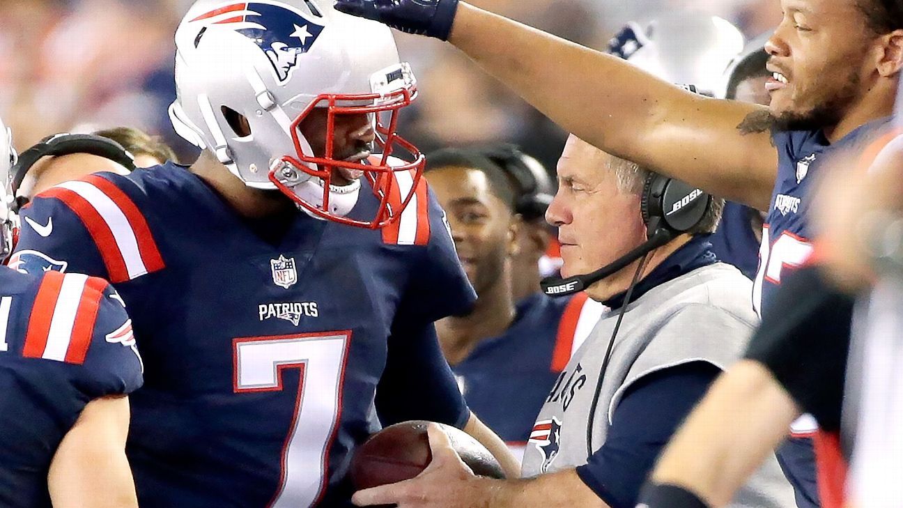 Jacoby Brissett credits Tom Brady for lessons learned as a rookie