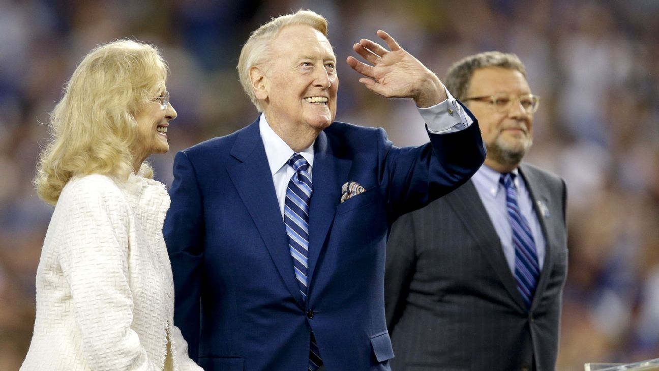 Vin Scully on Dodgers' World Series try: 'What's taking them so long?