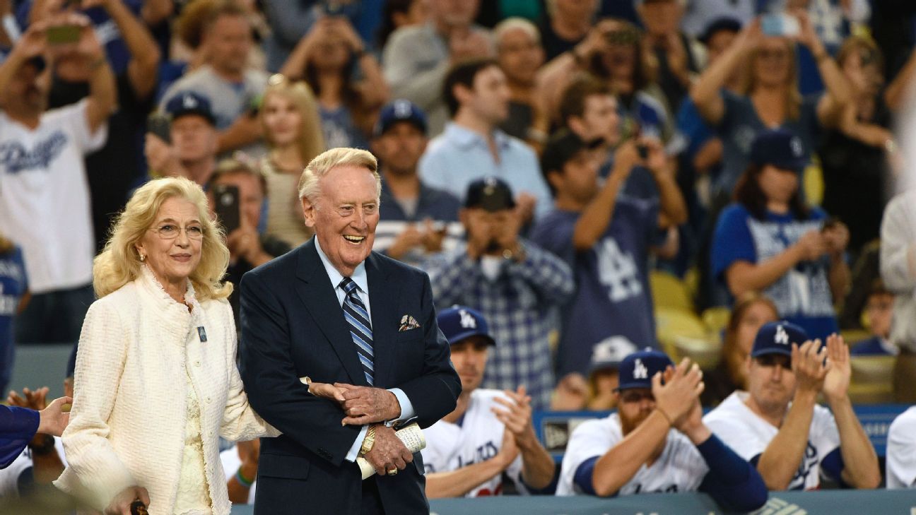 Dodgers' Jaime Jarrín remembers Vin Scully's wife Sandra