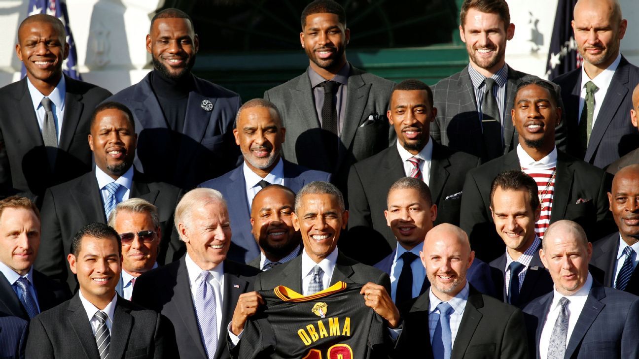 Barack Obama honors NBA champion Cleveland Cavaliers ESPN