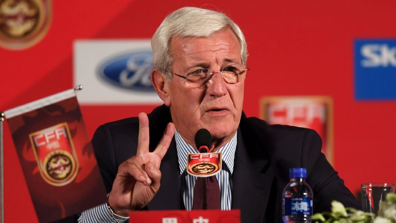 China boss Marcello Lippi aims to improve players' mentality