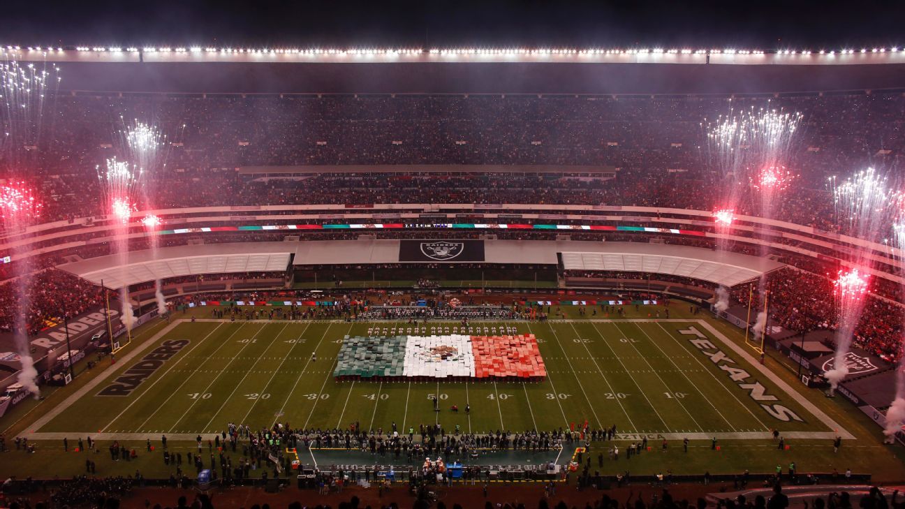 ESPN and ESPN Deportes to Present Monday Night Football from Estadio Azteca  in Mexico City