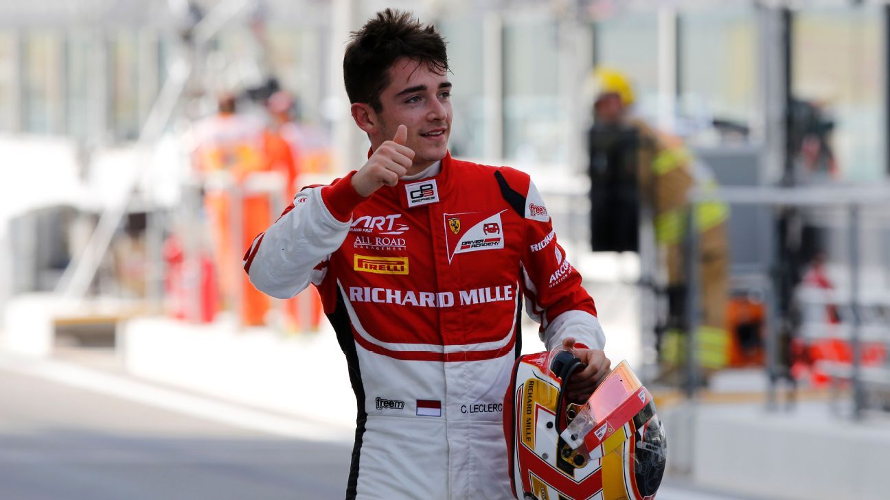 Ferrari junior Charles Leclerc wins GP3 title despite collision