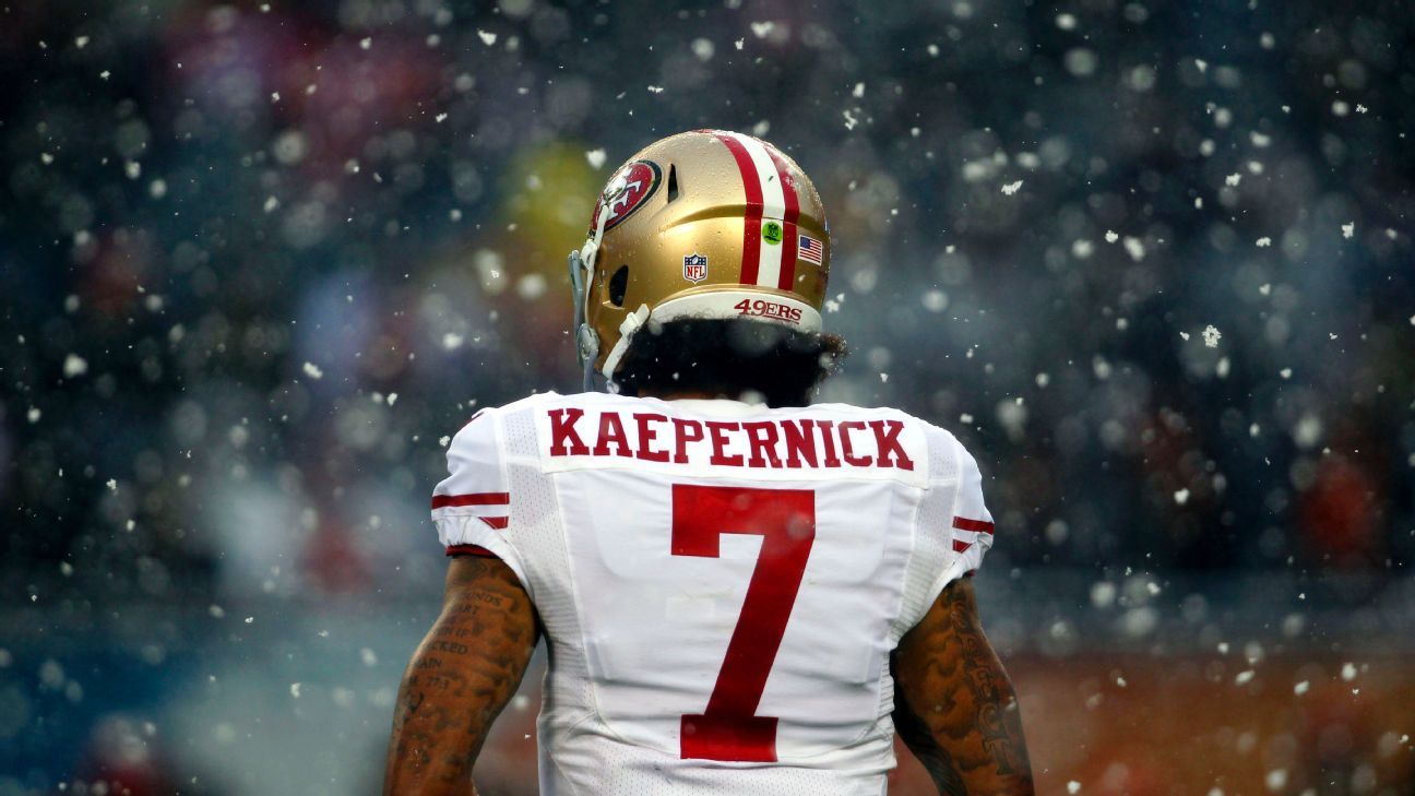 Colin Kaepernick benched by San Francisco 49ers in fourth quarter vs.  Chicago Bears - ESPN