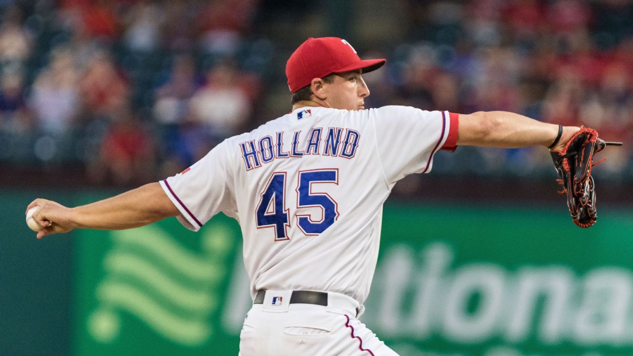 Derek Holland roughed up in final start before trade deadline