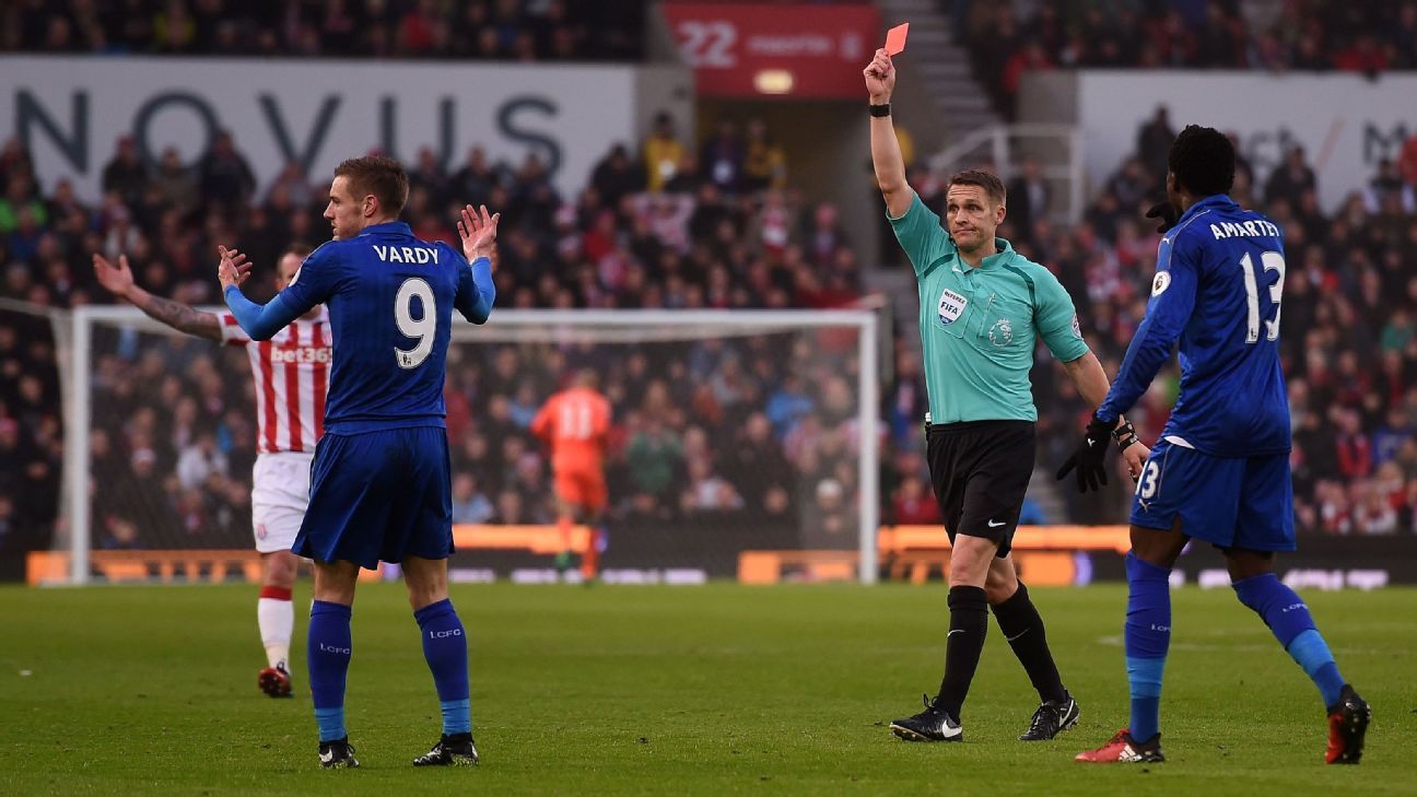 Leicester City Boss Claudio Ranieri World Knows Jamie Vardy Red Unfair