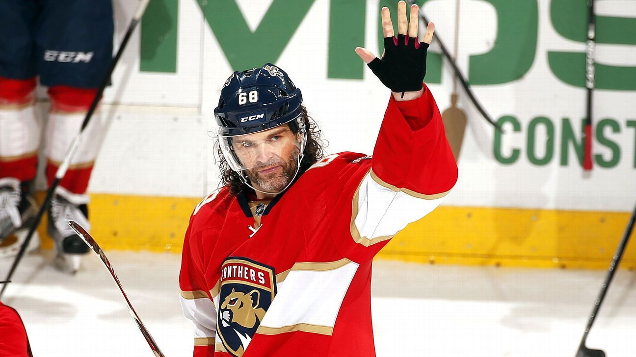Jaromir Jagr scores go-ahead goal for Florida Panthers in win over Anaheim  Ducks