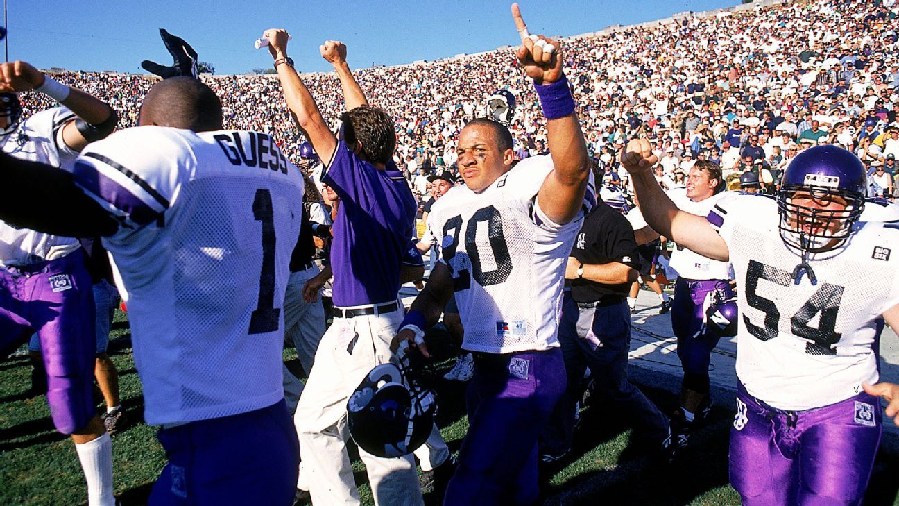 northwestern bowl rose history football college