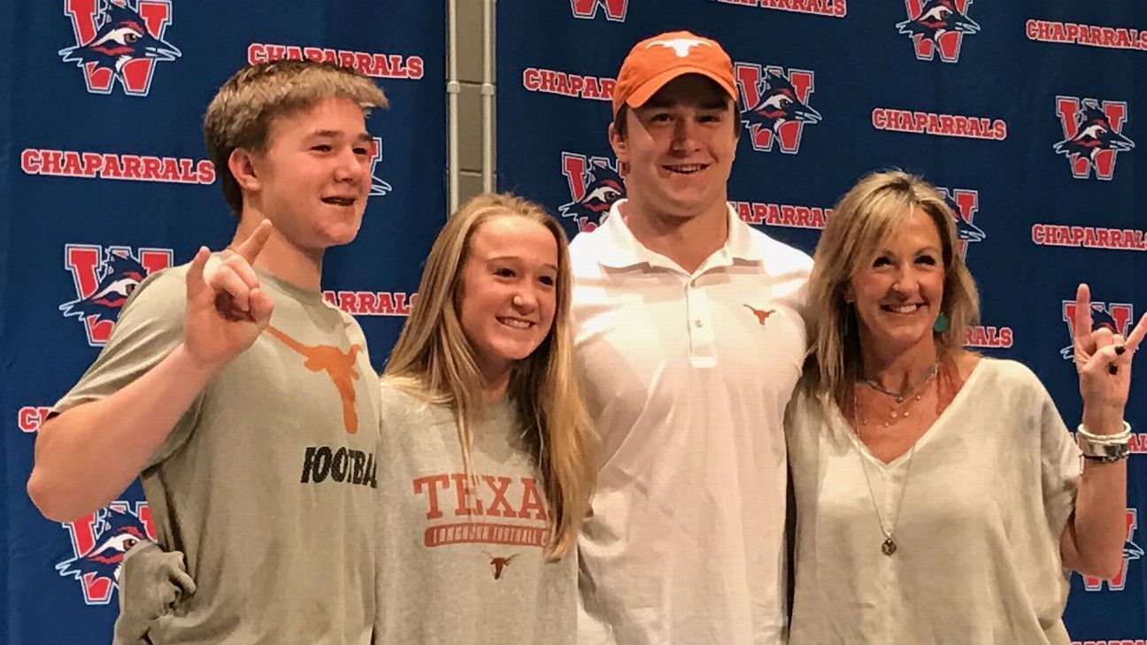 As a freshman, Longhorn quarterback Sam Ehlinger faces life's next