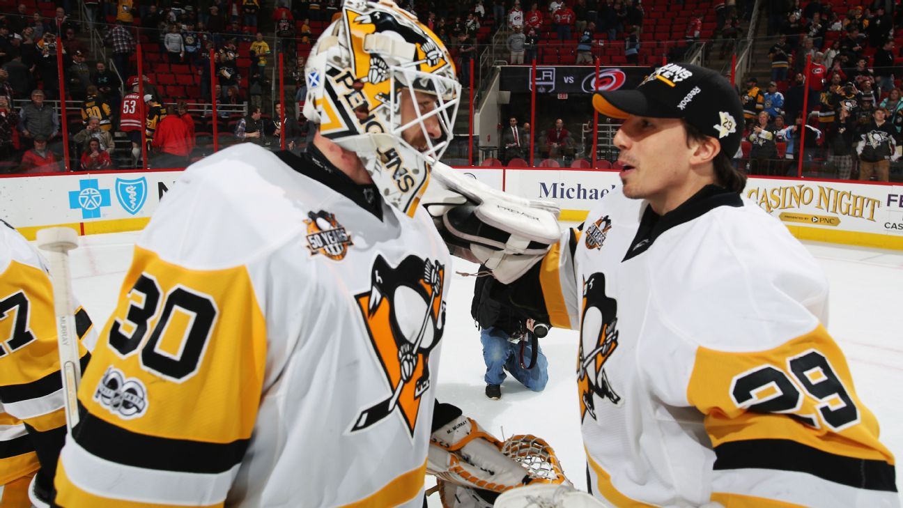 Reebok Marc-Andre Fleury Pittsburgh Penguins Premier Jersey