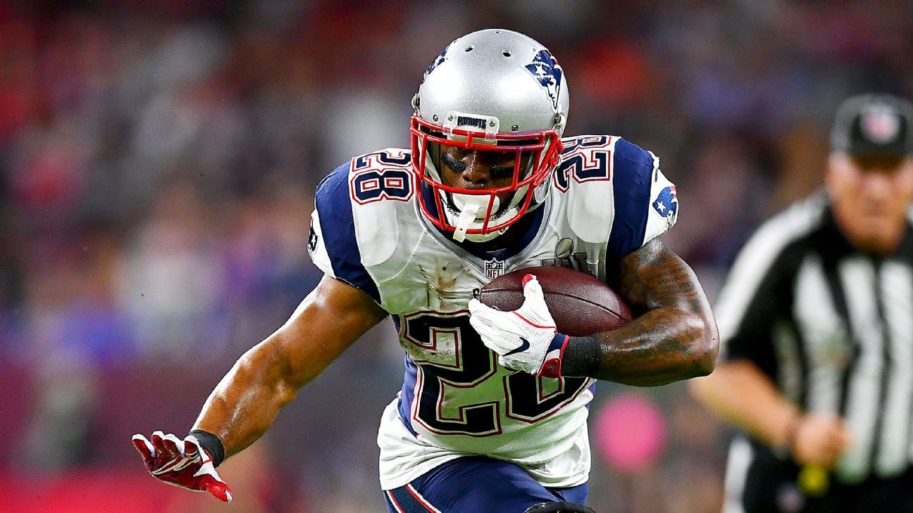 Official website of the New England Patriots, james white HD