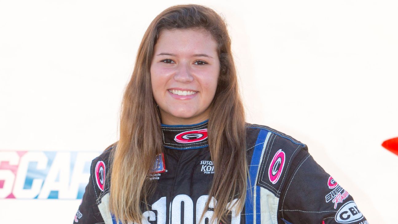 Teenager Macy Causey makes history with late model win at South Boston ...