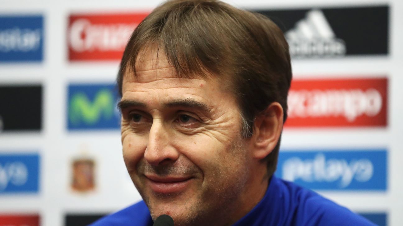 Julen Lopetegui trusting his young Spain stars as he builds a new ...