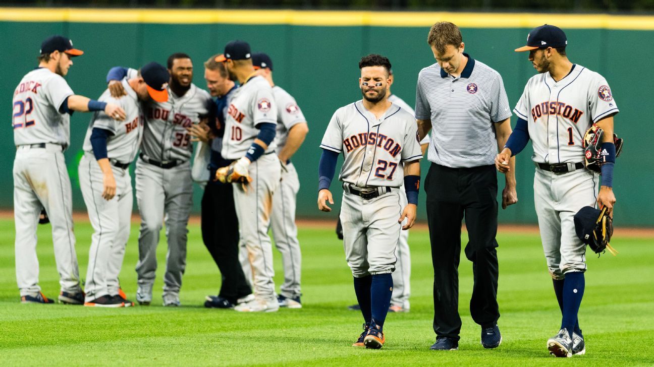 Houston Astros: Jose Altuve out with sore shoulder