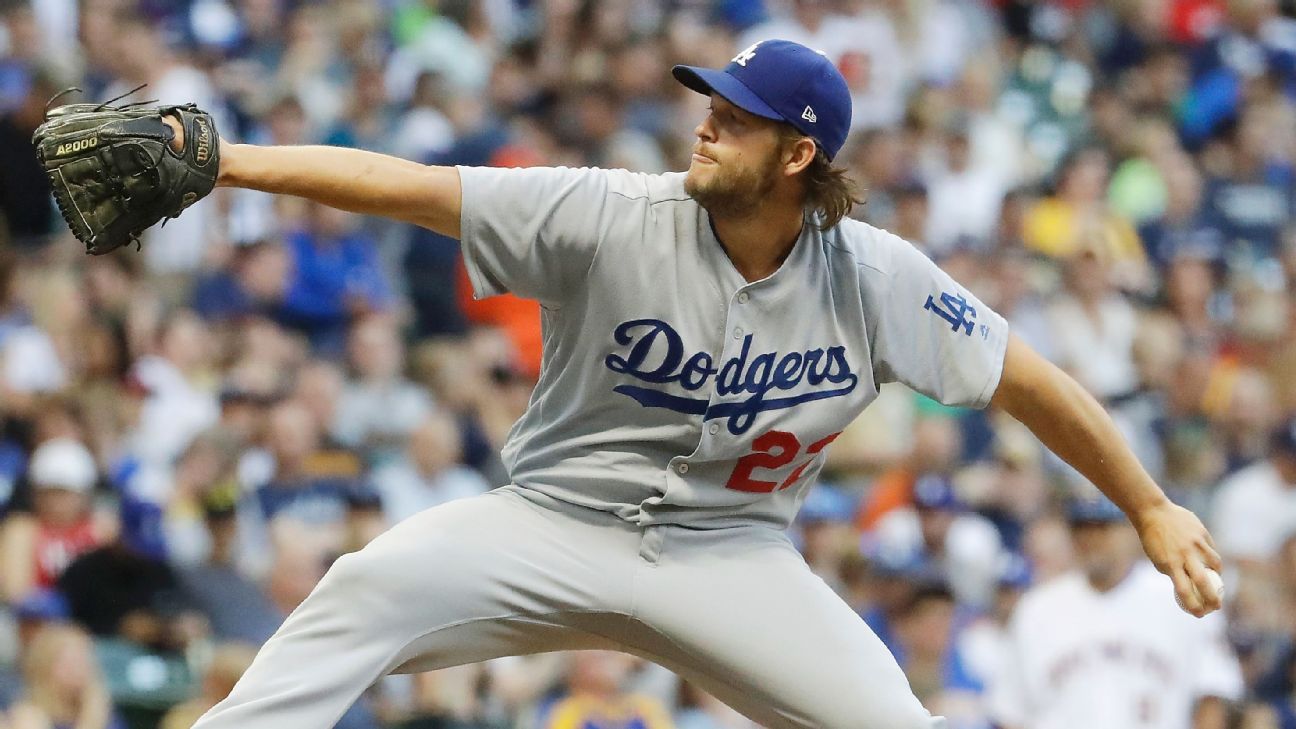 Clayton Kershaw becomes third-fastest pitcher to reach 2,000