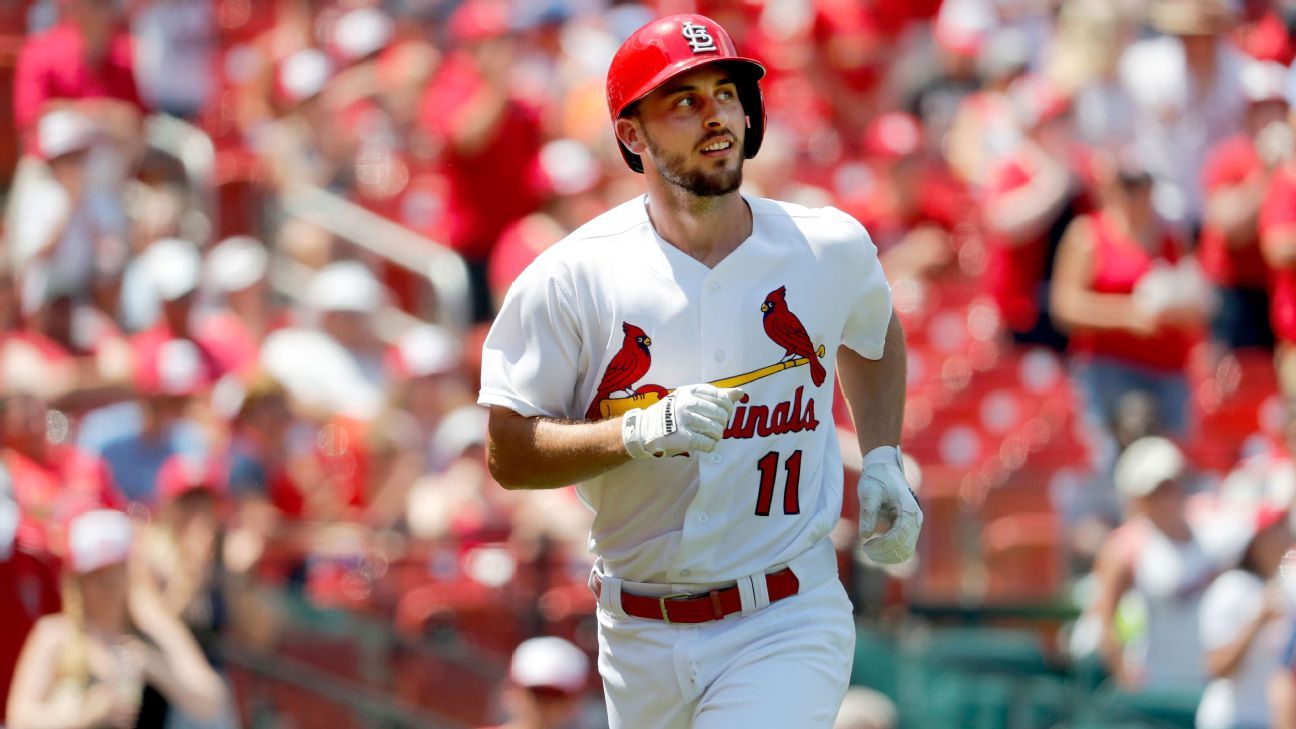 St. Louis Cardinals rookie Paul DeJong's 7 extrabase hits in series