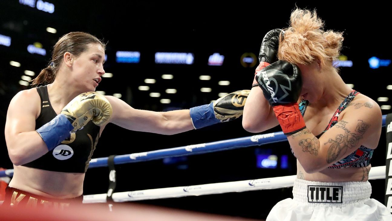 Katie Taylor beats Jasmine Clarkson for first stateside win - ESPN