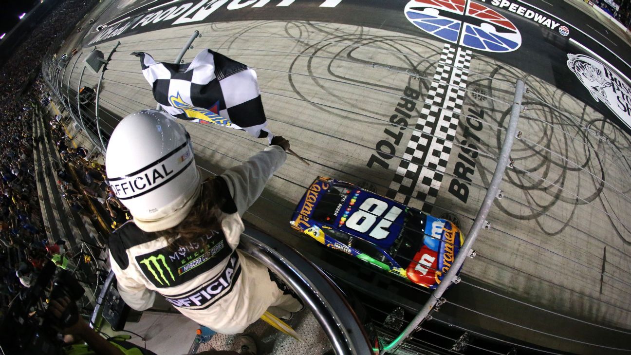 Kyle Busch completes Bristol sweep with 20th win at track ESPN