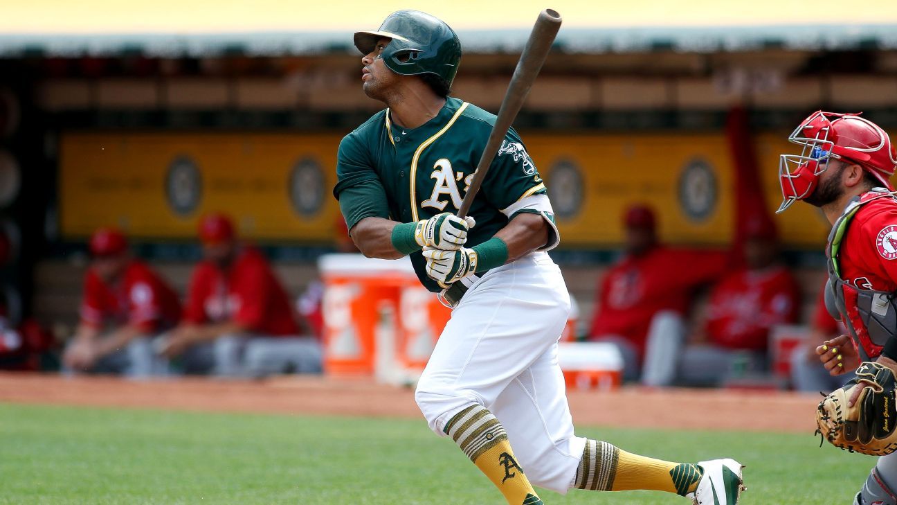 Khris Davis returns to A's, slugger back for stretch run