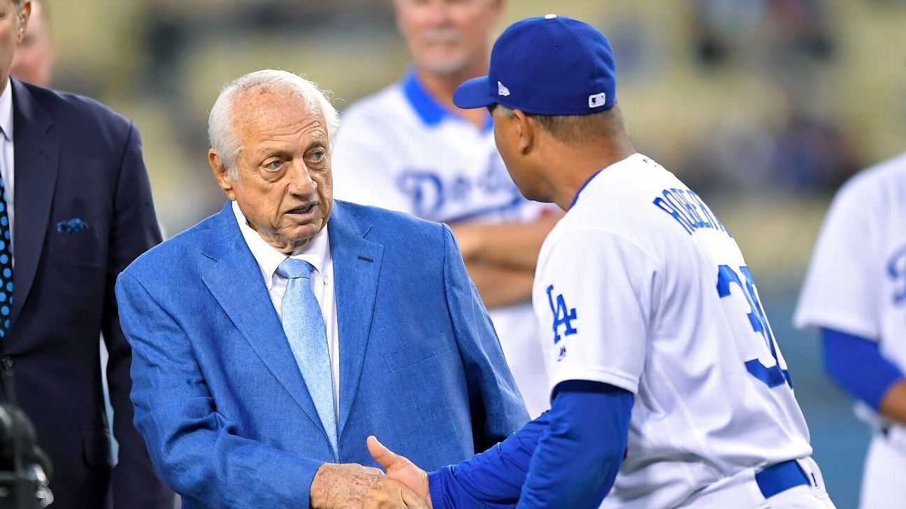 Dodgers Hall Of Famer Tommy Lasorda Hospitalized In The ICU