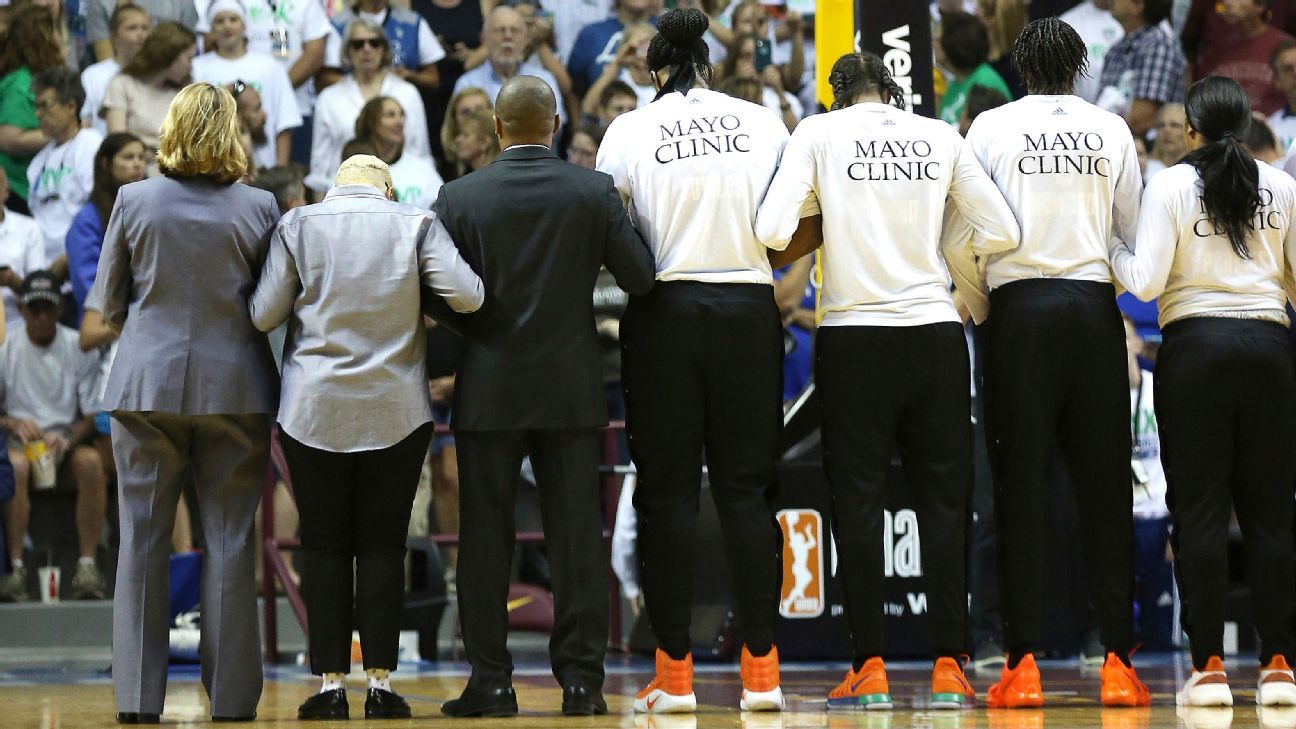 Entire LA Sparks team stays in locker room during national anthem